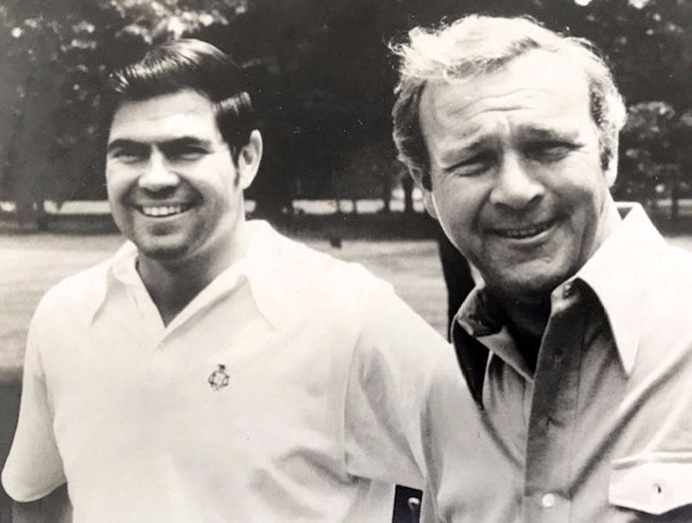 Clark E. Collins and Arnold Palmer